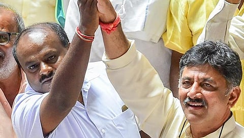 ಕುಮಾರಸ್ವಾಮಿ ಮತ್ತು ಡಿಕೆ ಶಿವಕುಮಾರ್