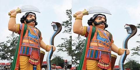 ಚಾಮುಂಡಿ ಬೆಟ್ಟದಲ್ಲಿರುವ ಮಹಿಷಾ ಪ್ರತಿಮೆ