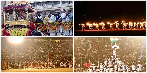 ಜಂಬೂ ಸವಾರಿ, ಪಂಜಿನ ಕವಾಯತಿನ ಚಿತ್ರ