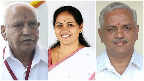 ಬಿಎಸ್ ವೈ, ಶೋಭಾ ಮತ್ತು ಸಂತೋಷ್