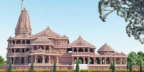 ಅಯೋಧ್ಯೆ ರಾಮಮಂದಿರದ ಚಿತ್ರ