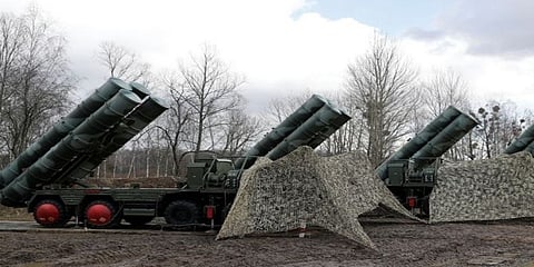 S-400 ವಾಯು ರಕ್ಷಣಾ ಕ್ಷಿಪಣಿ ವ್ಯವಸ್ಥೆಗಳು.
