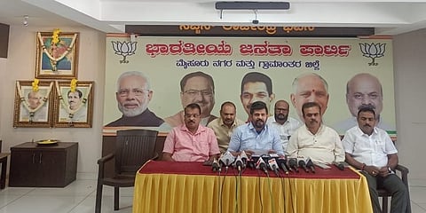 ಮೈಸೂರಿನಲ್ಲಿ ಸುದ್ದಿಗೋಷ್ಠಿಯಲ್ಲಿ ಮಾತನಾಡಿದ ಪ್ರತಾಪ್ ಸಿಂಹ
