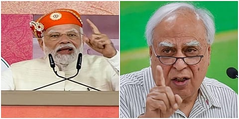 ಪ್ರಧಾನಿ ಮೋದಿ, ಕಪಿಲ್ ಸಿಬಲ್ ಸಾಂದರ್ಭಿಕ ಚಿತ್ರ