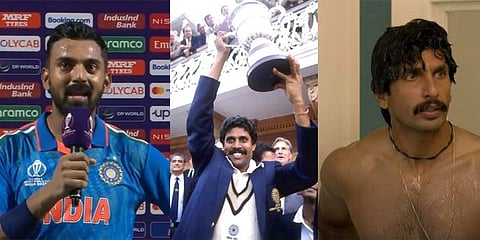 83 ಚಿತ್ರದ ಸೀನ್ ಮತ್ತು ಕೆಎಲ್ ರಾಹುಲ್