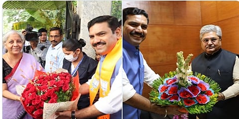 ಕೇಂದ್ರ ವೀಕ್ಷಕರಿಗೆ ಸ್ವಾಗತ ಕೋರಿದ ವಿಜಯೇಂದ್ರ