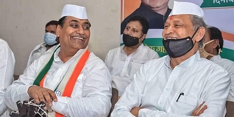 ರಾಜಸ್ಥಾನ ಸಿಎಂ ಜೊತೆ ಕಾಂಗ್ರೆಸ್ ಅಧ್ಯಕ್ಷರು