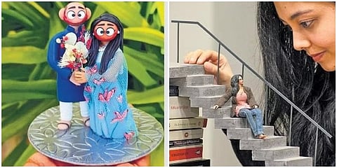ರುಚಿಕಾ ನಂಬಿಯಾರ್ ತಮ್ಮ ಮಿನಿಯೇಚರ್ ಜೊತೆ
