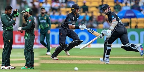 ರಚಿನ್ ರವೀಂದ್ರ ಮತ್ತು ಕೇನ್ ವಿಲಿಯಮ್ಸನ್ ಬ್ಯಾಟಿಂಗ್
