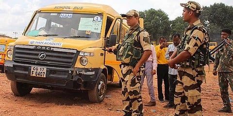 ಮತದಾನಕ್ಕೆ ಭದ್ರತಾ ಸಿಬ್ಬಂದಿ ನಿಯೋಜನೆ