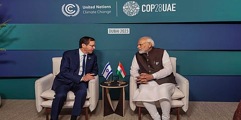 ಇಸ್ರೇಲ್ ಅಧ್ಯಕ್ಷರನ್ನು ಭೇಟಿಯಾದ ಪ್ರಧಾನಿ ಮೋದಿ