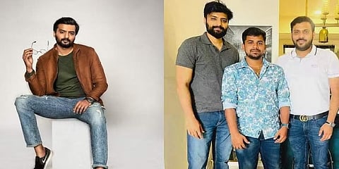 ನಟ ನಿರೂಪ್ ಭಂಡಾರಿ ಮತ್ತು ತಂಡ
