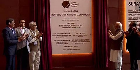 ಸೂರತ್ ಡೈಮಂಡ್ ಬೋರ್ಸ್ ಉದ್ಘಾಟಿಸಿದ ಪ್ರಧಾನಿ ಮೋದಿ