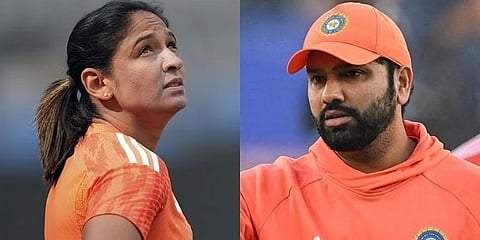 ಹರ್ಮನ್ ಪ್ರೀತ್ ಕೌರ್-ರೋಹಿತ್ ಶರ್ಮಾ