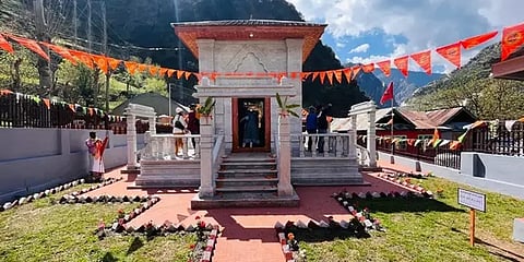 LOC ಬಳಿ ಪುನರ್ ನಿರ್ಮಿಸಲಾಗಿರುವ ಶಾರದಾ ದೇವಿ ದೇವಸ್ಥಾನ