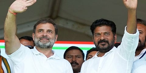 ರಾಹುಲ್ ಗಾಂಧಿ, ರೇವಂತ್ ರೆಡ್ಡಿ