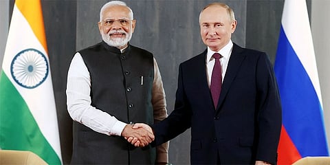 ಮೋದಿ-ಪುಟಿನ್ (ಸಂಗ್ರಹ ಚಿತ್ರ)
