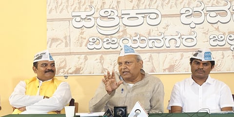 ಪತ್ರಿಕಾಗೋಷ್ಠಿಯಲ್ಲಿ ಮಾನತಾಡಿದ ಎಎಪಿ ರಾಜ್ಯಾಧ್ಯಕ್ಷ ಮುಖ್ಯಮಂತ್ರಿ ಚಂದ್ರು