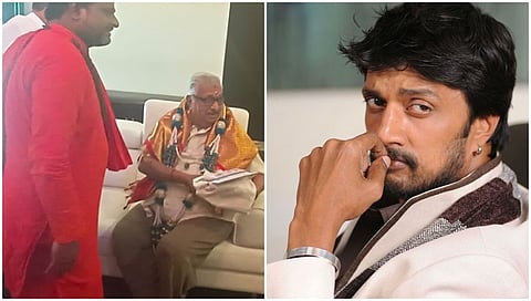 ನಟ ಸುದೀಪ್ ಮನೆಯಲ್ಲಿ ಪ್ರಸನ್ನಾನಂದ ಸ್ವಾಮೀಜಿ