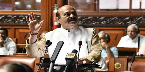 ಬಜೆಟ್ ಮಂಡಿಸುತ್ತಿರುವ ಸಿಎಂ ಬೊಮ್ಮಾಯಿ