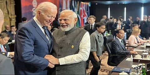 ಜೋ ಬೈಡನ್-ಪ್ರಧಾನಿ ಮೋದಿ