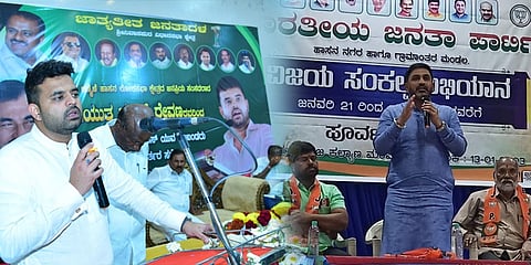 ಪ್ರೀತಂಗೌಡ ಮತ್ತು ಪ್ರಜ್ವಲ್ ರೇವಣ್ಣ
