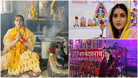 ಬಾಲಿವುಡ್ ನಟಿ ಸಾರಾ ಅಲಿ ಖಾನ್ ಸದ್ಯ ಚಿತ್ರರಂಗದಲ್ಲಿ ಮಿಂಚುತ್ತಿರುವ ಚೆಲುವೆ. ಅದರ ಜೊತೆಗೆ ನಂಬಿಕೆ ಮತ್ತು ಭಕ್ತಿ ಕೂಡ ಅವರ ಜೀವನದ ಪ್ರಮುಖ ಭಾಗವಾಗಿದೆ. ನಟಿ ಬಿಡುವಿಲ್ಲದ ವೇಳಾಪಟ್ಟಿಯ ನಡುವೆಯೂ ದೇವಸ್ಥಾನಕ್ಕೆ ಭೇಟಿ ನೀಡುತ್ತಾರೆ. ಅದನ್ನು ನಾವು ಸಾಮಾಜಿಕ ಮಾಧ್ಯಮದಲ್ಲಿ ಕಾಣಬಹುದು. ಫೋಟೋ ಕೃಪೆ: ಸಾರಾ ಅಲಿ 