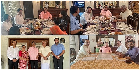 ಬಿಎಂಎಸ್ ಟ್ರಸ್ಟ್ ಕುಟುಂಬಸ್ಥರೊಂದಿಗೆ ಬಿಜೆಪಿ ನಾಯಕರು