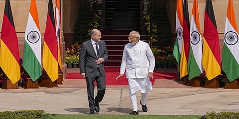 ಜರ್ಮನ್ ಚಾನ್ಸಿಲರ್- ಪ್ರಧಾನಿ ನರೇಂದ್ರ ಮೋದಿ