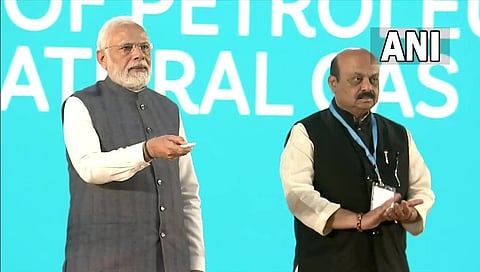 ಇಂಧನ ಸಪ್ತಾಹಕ್ಕೆ ಚಾಲನೆ ನೀಡಿದ ಪ್ರಧಾನಿ ಮೋದಿ.