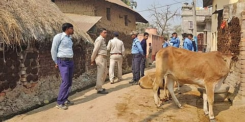 ಲಾಲ್ತು ಶೇಖ್ ನಿವಾಸದ ಬಳಿ ಪೊಲೀಸ್ ಸಿಬ್ಬಂದಿ