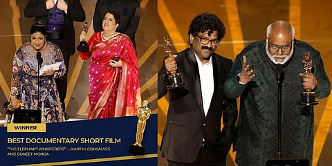RRR ಮತ್ತು ದಿ ಎಲಿಫೆಂಟ್ ವಿಸ್ಪರರ್ಸ್ ಗೆ ಆಸ್ಕರ್ ಪ್ರಶಸ್ತಿ