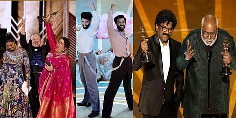 ಭಾರತದ RRR ಮತ್ತು ದಿ ಎಲಿಫೆಂಟ್ ವಿಸ್ಪರರ್ಸ್ ಸೇರಿದಂತೆ ವಿವಿಧ ವಿಭಾಗಗಳಲ್ಲಿ ನಾನಾ ಚಿತ್ರಗಳು 95ನೇ ಆಸ್ಕರ್ ಅಕಾಡೆಮಿ ಆವಾರ್ಡ್ಸ್ ಪ್ರಶಸ್ತಿಗೆ ಭಾಜನವಾಗಿದೆ.
