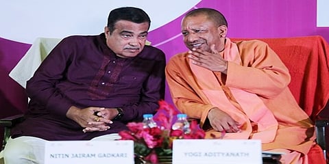 ಕೇಂದ್ರ ಸಚಿವ ಗಡ್ಕರಿ- ಸಿಎಂ ಯೋಗಿ ಆದಿತ್ಯನಾಥ್