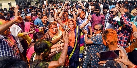 ಬಿಜೆಪಿ ಕಾರ್ಯಕರ್ತರ ಸಂಭ್ರಮ