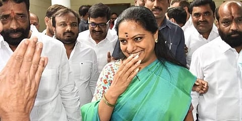 ಬಿಆರ್ ಎಸ್ ನಾಯಕಿ ಕೆ ಕವಿತಾ