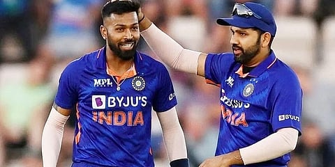 ಹಾರ್ದಿಕ್ ಪಾಂಡ್ಯ-ರೋಹಿತ್ ಶರ್ಮಾ