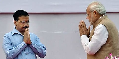 ಅರವಿಂದ್ ಕೇಜ್ರಿವಾಲ್ ಮತ್ತು ಮೋದಿ