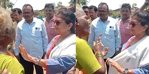 ಸಚಿವೆ ಶಶಿಕಲಾ ಜೊಲ್ಲೆಗೆ ಗ್ರಾಮಸ್ಥರ ತರಾಟೆ