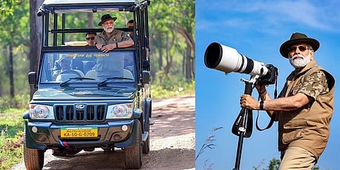 ಬಂಡೀಪುರದಲ್ಲಿ ಪ್ರಧಾನಿ ಮೋದಿ