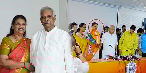 ಕಾಗೋಡು ತಿಮ್ಮಪ್ಪ ಮತ್ತು ಪುತ್ರಿ ರಾಜನಂದಿನಿ