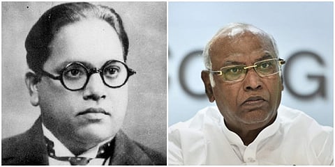 ಅಂಬೇಡ್ಕರ್, ಮಲ್ಲಿಕಾರ್ಜುನ ಖರ್ಗೆ ಸಾಂದರ್ಭಿಕ ಚಿತ್ರ
