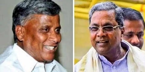 ವಿ. ಸೋಮಣ್ಣ, ಸಿದ್ದರಾಮಯ್ಯ