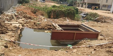 ಬಿಡಬ್ಲ್ಯುಎಸ್ ಎಸ್ ಬಿ ಅಗೆದಿದ್ದ ಗುಂಡಿ