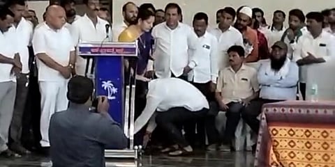 ಭವಾನಿ ರೇವಣ್ಣ ಅವರ ಆಶೀರ್ವಾದ ಪಡೆದ ಸ್ವರೂಪ್