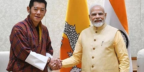 ಪ್ರಧಾನಿ ಮೋದಿ ಅವರೊಂದಿಗೆ ಭೂತಾನ್ ರಾಜ