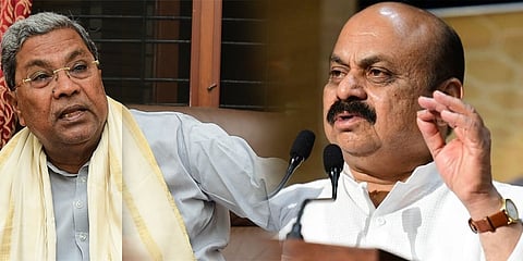 ಬೊಮ್ಮಾಯಿ-ಸಿದ್ದರಾಮಯ್ಯ