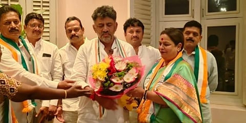 ಕಾಂಗ್ರೆಸ್ ಸೇರಿದ ರಾಣಿ ಸಂಯುಕ್ತಾ
