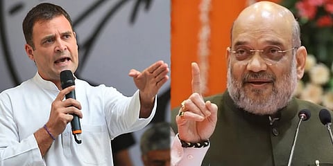 ರಾಹುಲ್ ಗಾಂಧಿ - ಅಮಿತ್ ಶಾ
