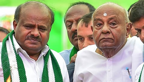 HD Devegowda And HD kumaraswamy 